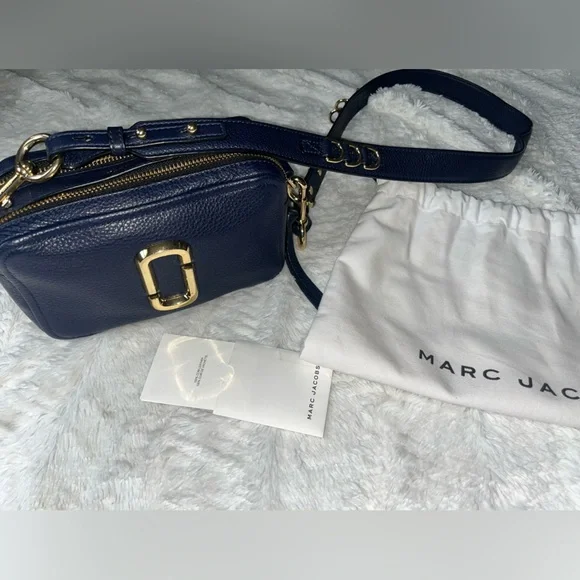 SoftShot by MARC JACOBS crossbody bag NAVY blue - Picture 2 of 13